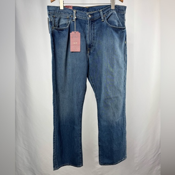 NWT Polo Ralph Lauren Vintage 67 Cotton Straight Leg Jeans in‎ Blue Size 36 x 30 - Picture 1 of 8